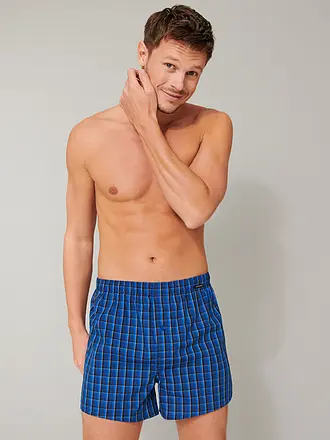 SCHIESSER | Boxershorts Lot de 2 noir | blau
